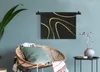 MuchoWow® Wandteppich Wandbehang Goldene Wellen auf Produktbild-Vorschau 5