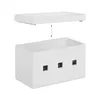 relaxdays Kabelbox Bambus weiß Produktbild-Vorschau 6