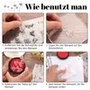 Set di 10 timbri in silicone per lavori creativi Anteprima dell’immagine prodotto 4