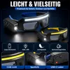 LED-Schutzbrille mit Licht 2er Set, 5 Modi USB-C aufladbar, Produktbild-Vorschau 2