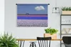 MuchoWow® Wandteppich Wandbehang Tulpenfeld 150x112 cm Produktbild-Vorschau 2