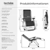 tectake® Sonnenliege Cloud klappbar, stufenlos verstellbar Produktbild-Vorschau 5