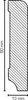 Sockelleiste weiß Kiefer 13 x 60 Lackiert RAL 9016 Produktbild-Vorschau 4