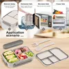 Amathley dětský obědový box bento box 1200ml se 4 Náhled obrázku produktu 6
