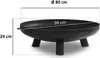 BBQ-Toro Feuerschale Ø 80 cm mit Deckel, Schwarz, Outdoor Produktbild-Vorschau 3