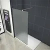 AICA walk in dusche 120X200cm Milchglas Duschwand 10mm NANO Produktbild-Vorschau 2
