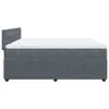 Boxspringbett mit Matratze Dunkelgrau 180x200 cm Samt Produktbild-Vorschau 9