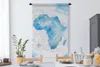 MuchoWow® Wandteppich Wandbehang Karten - Afrika - Aquarell Produktbild-Vorschau 4
