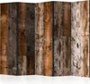 5-teiliger Doppelseitiger Vlies Paravent - Antique Wood II Produktbild-Vorschau 1