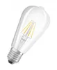Osram LED Filament Edison Leuchtmittel 7W = 60W E27 klar Produktbild-Vorschau 2