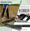 COSTWAY Kovové hrábě na vyrovnávání trávníku, hrábě na Náhled obrázku produktu 7