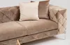Hanah Home, Como - Dark Cream, Canapés classiques, Canapé 4 Voir les images du produit 3