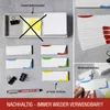 50 Magnetstreifen beschreibbar 110x40 mm, 10 Stück je Farbe Produktbild-Vorschau 5