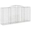 Gabionen mit Hochbogen 6 Stk. 300x50x140/160cm Verzinktes Produktbild-Vorschau 3