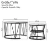 Fortuna Lai Couchtisch 2 in 1 Satztische in Marmoroptik 2er Produktbild-Vorschau 7