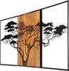Wallity, Acacia Tree - 328, Wanddeko, Schwarz, Metall, 147 Produktbild-Vorschau 8