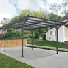 Juskys Carport mit Flachdach 5x3 m - Überdachung aus Produktbild-Vorschau 2