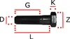 vite da 44 mm Ø3/8" di pollice per lama tosaerba Parkside Anteprima dell’immagine prodotto 2