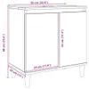 vidaXL Waschbeckenunterschrank Artisan-Eiche 58x33x60 cm Produktbild-Vorschau 8