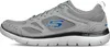 A side view of a gray Skechers men's athletic shoe. Produktbild-Vorschau