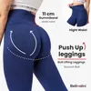 Bellivalini Sport Leggings Damen High Waist Push Up Scrunch Produktbild-Vorschau 3