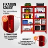 MONZANA® 2x Étagères charge lourde rouge 5 niveaux Voir les images du produit 5