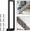 Izrielar 100 cm rampe d'escalier en U noire main courante Voir les images du produit 10