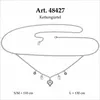 Ketten-Trachtengürtel "Ornament Perle Edelweiß" | Altsilber Produktbild-Vorschau 7