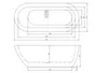 Freistehende Badewanne Sydney 170 x 75 x 60 Produktbild-Vorschau 2