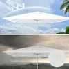 Sonnenschirm 3x3m quadratisch weiß Garten Balkon knickbar Produktbild-Vorschau 9