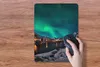 MuchoWow® Mauspad Mousepad Nordlicht - Island - Schnee - Produktbild-Vorschau 3