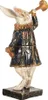 Clayre & Eef Figur Kaninchen 8x4x12 cm Schwarz Weiß Produktbild-Vorschau 2