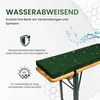 TexDeko Bierbankauflage 220x25x4cm mit Reißverschluss Produktbild-Vorschau 4