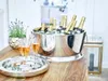 Seau à champagne Michigan avec poignées, acier inoxydable Voir les images du produit 2