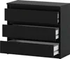 Kommode mit 3 Schubladen Sideboard Schubladenschrank Produktbild-Vorschau 5