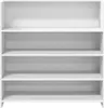 An empty white bookshelf with multiple shelves. Náhľad obrázku produktu