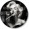 DEQOART Glasuhr Ø30 cm Zahlen 'Ewiger Glamour' Wanduhr Glas Produktbild-Vorschau 1