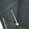 Aica Walk in dusche 80x200cm 8mm NANO ESG-Glas Duschwand Produktbild-Vorschau 4