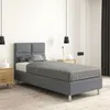 Boxspring hotelová posteľ 90x200 cm Sivá - Vodeodolné Náhľad obrázku produktu 3