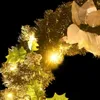 Weihnachtskranz mit LED Schwarz 60 cm PVC Produktbild-Vorschau 6