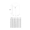 doporro Box Doccia Walk-In 120x200cm, Parete Doccia in Anteprima dell’immagine prodotto 7