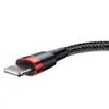 Baseus Cafule USB to Lightning, 2,4 A, 0,5 m - erven/ern Náhled obrázku produktu 2