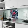 Küchenrückwand Spritzschutz Glas mit Motiv Himbeeren im Produktbild-Vorschau 2