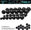 MOVIT Hexagon Kurzhanteln 2er Set 20kg, Hantel Hanteln Produktbild-Vorschau 6