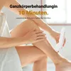 A person is using a laser hair removal device on their leg. Produktbild-Vorschau