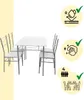 Set da pranzo PAUL, 5 pezzi, bianco vellutato Anteprima dell’immagine prodotto 7