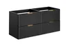 Design Badmöbel Set ADEL SCHWARZ 120 cm MDF SOFT-CLOSE Produktbild-Vorschau 4