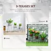 Outsunny Blumenständer 3er Set Pflanzenständer für Produktbild-Vorschau 4