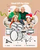 Batteria SucceBuy, 5 pezzi, con grancassa da 40,6 cm, Anteprima dell’immagine prodotto 7