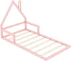 Kinderbett mit Lattenrost, 90x200 cm, Hausbett, Bodenbett, Produktbild-Vorschau 8